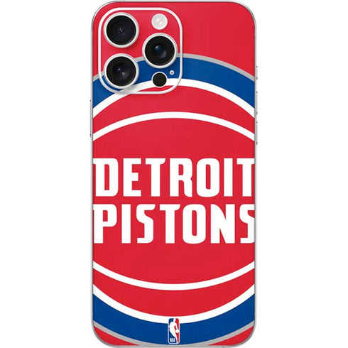 NBA Detroit Pistons Large Logo iPhone 16 Pro Max Skin