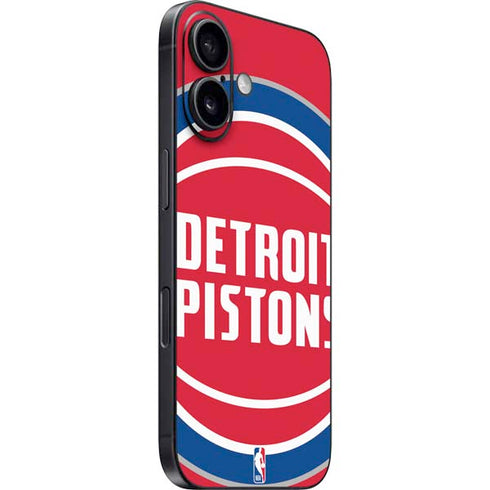 NBA Detroit Pistons Large Logo iPhone 16 Skin