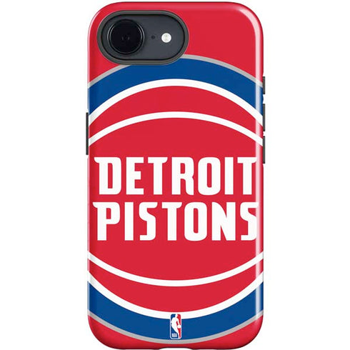 NBA Detroit Pistons Large Logo iPhone 16e Impact Case