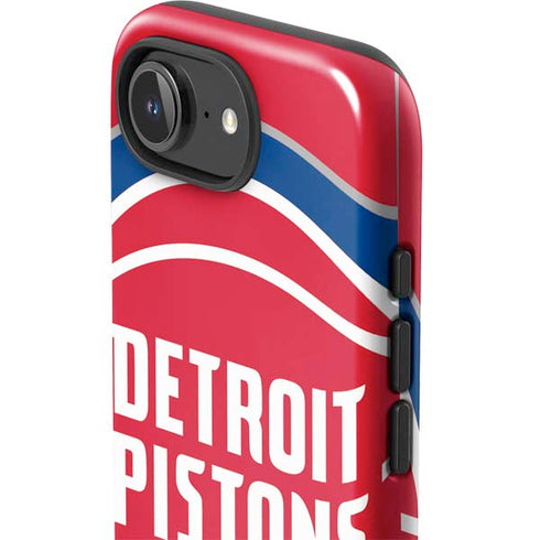 NBA Detroit Pistons Large Logo iPhone 16e Impact Case