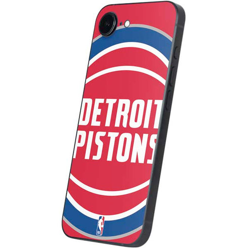 NBA Detroit Pistons Large Logo iPhone 16e Skin