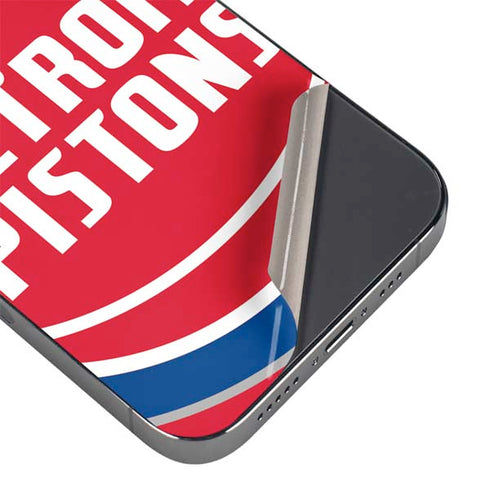 NBA Detroit Pistons Large Logo iPhone 16e Skin