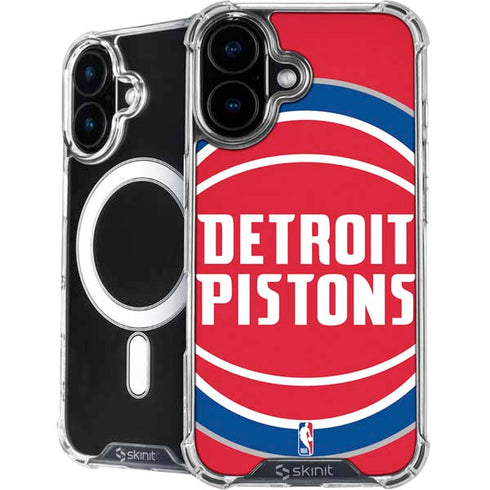 NBA Detroit Pistons Large Logo iPhone 17 MagSafe Case