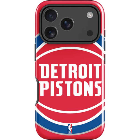 NBA Detroit Pistons Large Logo iPhone 18 Pro Impact Case