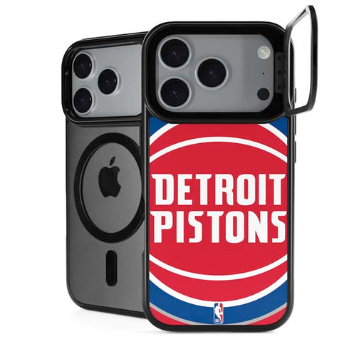 NBA Detroit Pistons Large Logo iPhone 18 Pro Kickstand Case