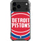 NBA Detroit Pistons Large Logo iPhone 18 Pro Max Clear Case