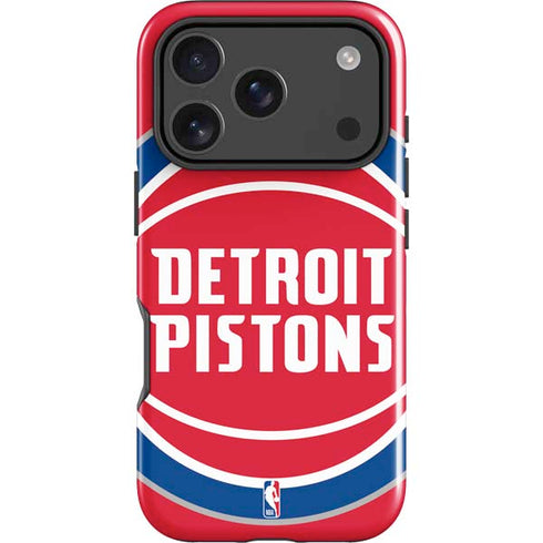 NBA Detroit Pistons Large Logo iPhone 18 Pro Max Impact Case
