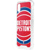 NBA Detroit Pistons Large Logo iPhone XS Clear Case