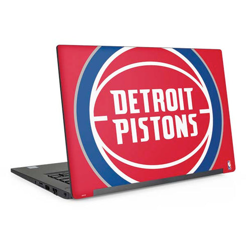 NBA Detroit Pistons Large Logo Dell Latitude Skin