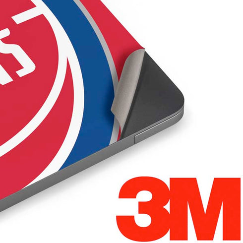 NBA Detroit Pistons Large Logo Apple MacBook Air Skin
