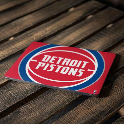 NBA Detroit Pistons Large Logo Apple MacBook Air Skin