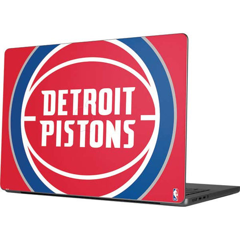 NBA Detroit Pistons Large Logo Apple MacBook Pro 14-inch Skin