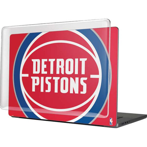 NBA Detroit Pistons Large Logo MacBook Cases
