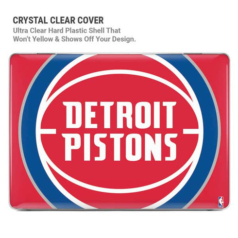 NBA Detroit Pistons Large Logo MacBook Cases