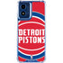 NBA Detroit Pistons Large Logo Moto G Play 4G (2024) Clear Case