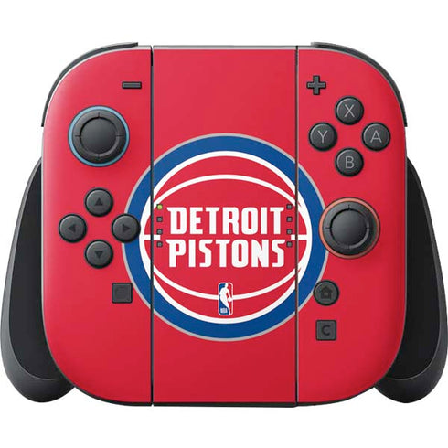 NBA Detroit Pistons Large Logo Nintendo Skins