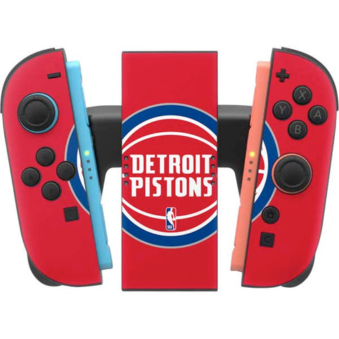 NBA Detroit Pistons Large Logo Nintendo Switch 2 (2025) Joy-Con Controller Skin