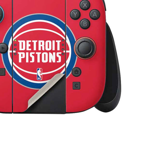 NBA Detroit Pistons Large Logo Nintendo Switch 2 (2025) Joy-Con Controller Skin