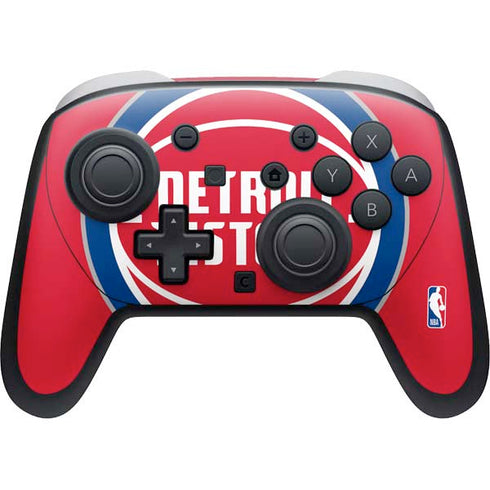 NBA Detroit Pistons Large Logo Nintendo Skins