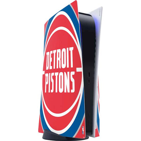 NBA Detroit Pistons Large Logo PlayStation PS5 Skins