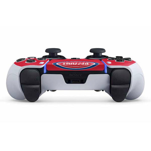 NBA Detroit Pistons Large Logo PS5 DualSense Edge Pro Controller Skin