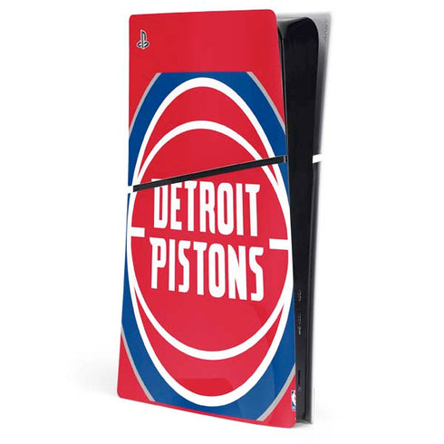 NBA Detroit Pistons Large Logo PlayStation PS5 Skins