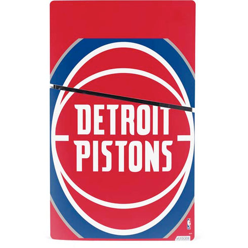 NBA Detroit Pistons Large Logo PS5 Slim Digital Edition Console Skin