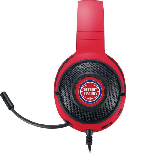 NBA Detroit Pistons Large Logo Razer Kraken X Skin