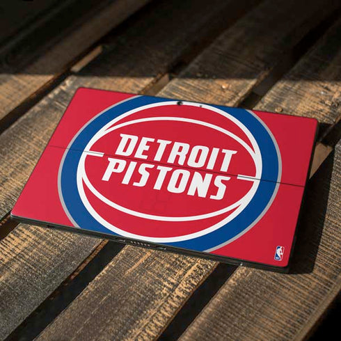 NBA Detroit Pistons Large Logo Surface Pro 7 Skin