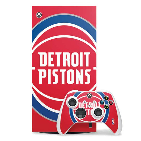 NBA Detroit Pistons Large Logo Xbox Series X Skins