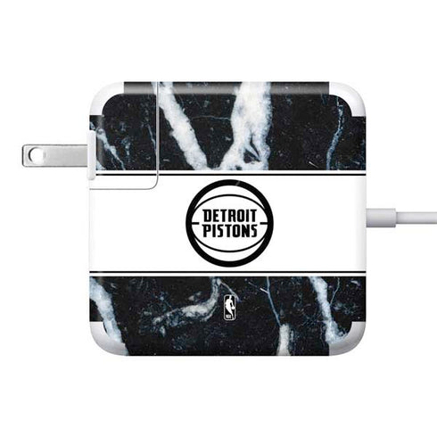 NBA Detroit Pistons Marble 85W Power Adapter (15 and 17 inch MacBook Pro Charger) Skin