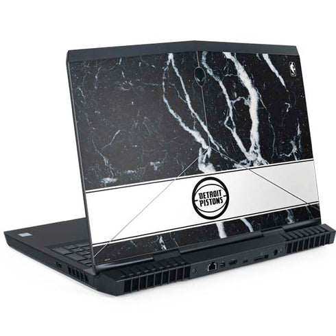 NBA Detroit Pistons Marble Dell Alienware Skin