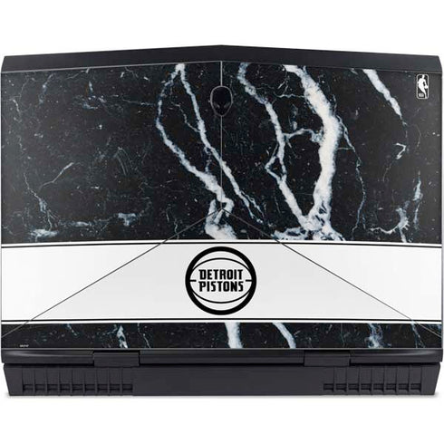 NBA Detroit Pistons Marble Dell Alienware Skin