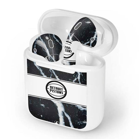 NBA Detroit Pistons Marble Apple AirPods Skin