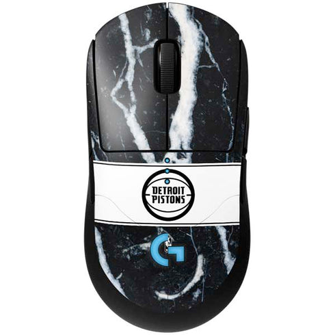 NBA Detroit Pistons Marble G Pro Wireless Gaming Mouse Skin
