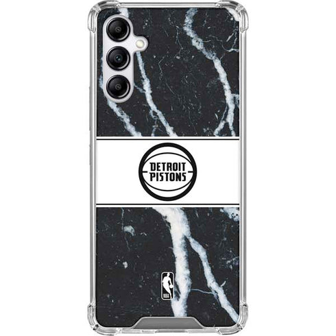 NBA Detroit Pistons Marble Gabb Phone 4 Clear Case