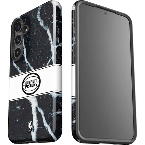 NBA Detroit Pistons Marble Galaxy S25 Impact Case