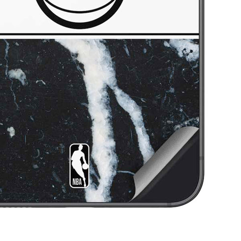NBA Detroit Pistons Marble Galaxy S25 Plus Skin