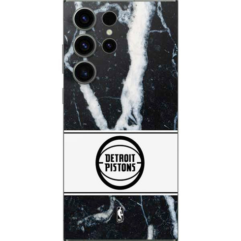 NBA Detroit Pistons Marble Galaxy S24 Ultra Skin