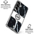 NBA Detroit Pistons Marble Galaxy S26 Clear Case