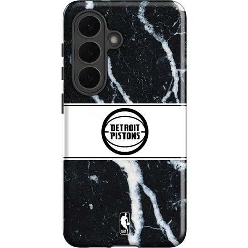 NBA Detroit Pistons Marble Galaxy S26 Plus Impact Case