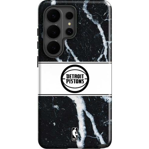 NBA Detroit Pistons Marble Galaxy S26 Ultra Impact Case