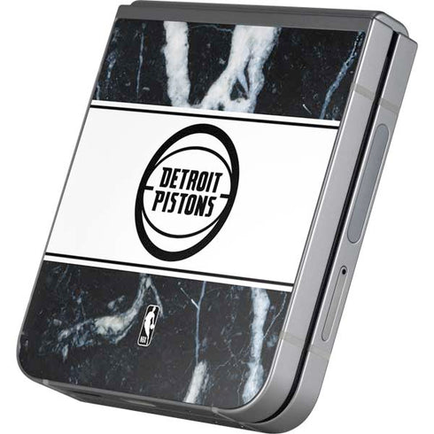 NBA Detroit Pistons Marble Galaxy Z Flip6 Skin