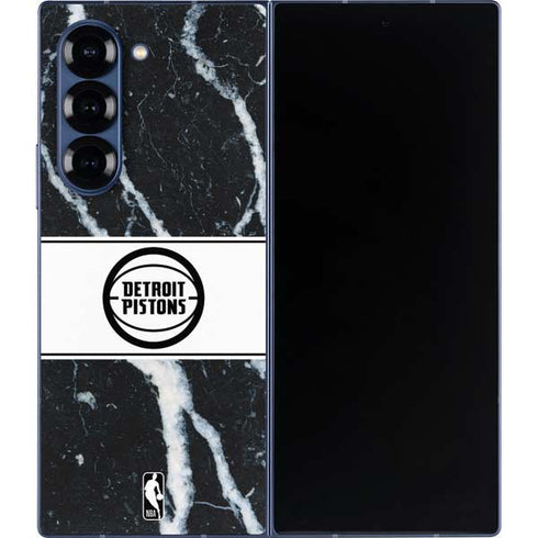 NBA Detroit Pistons Marble Galaxy Z Fold6 Skin