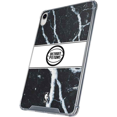 NBA Detroit Pistons Marble iPad 11th Gen (2025) Clear Case