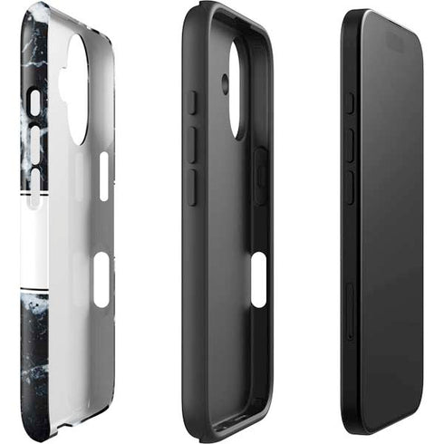 NBA Detroit Pistons Marble iPhone 16 Impact Case