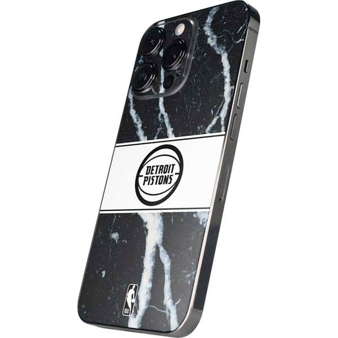 NBA Detroit Pistons Marble iPhone 16 Pro Max Skin