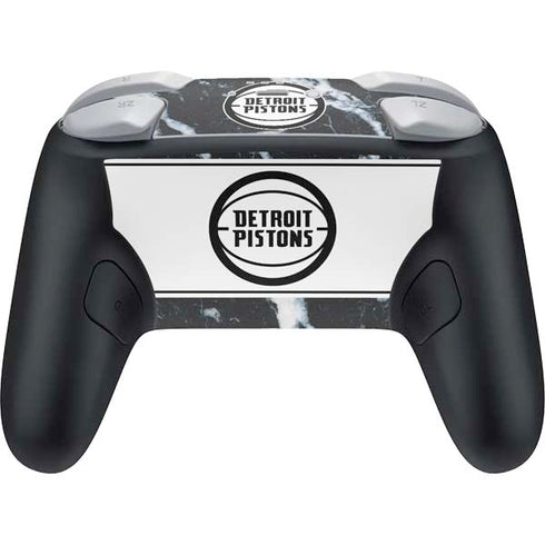 NBA Detroit Pistons Marble Nintendo Switch 2 (2025) Pro Controller Skin
