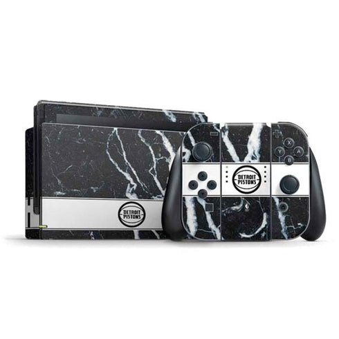 NBA Detroit Pistons Marble Nintendo Skins