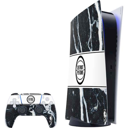 NBA Detroit Pistons Marble PlayStation PS5 Skins
